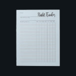Bloc De Notas Weekly habit tracker notepad<br><div class="desc">Organise your day with this weekly habit tracker notepad.</div>