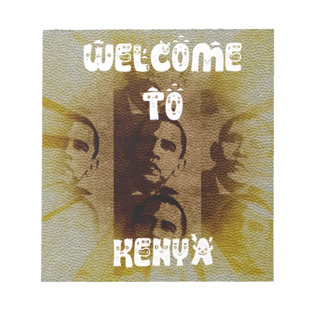 Bloc De Notas Welcome to Kenya (Frente)
