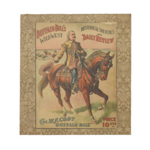 Bloc De Notas Western Buffalo Bill Wild West
