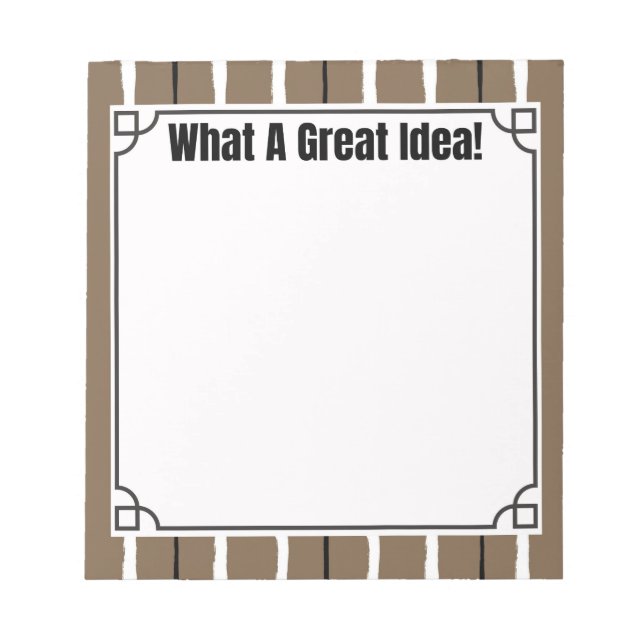 Bloc De Notas What A Great Idea!  (Frente)