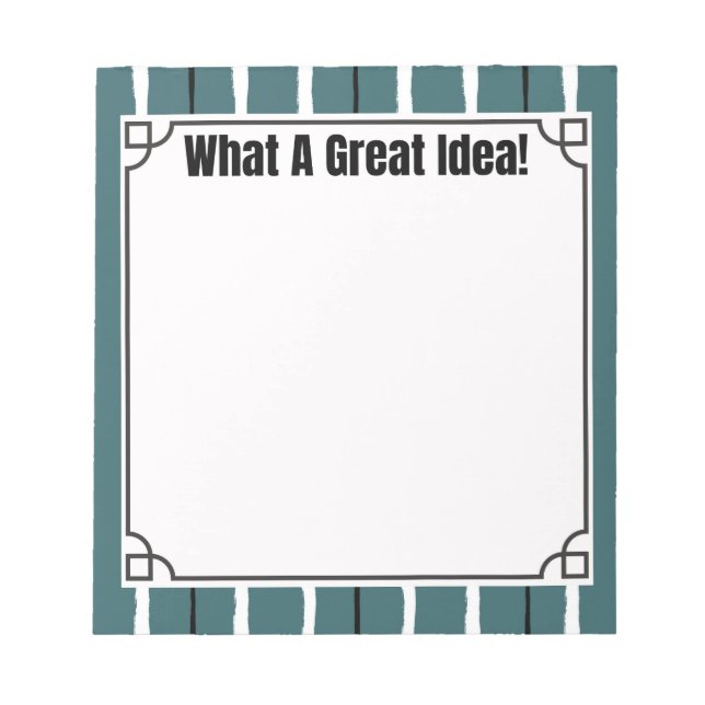 Bloc De Notas What a Great Idea! (Frente)