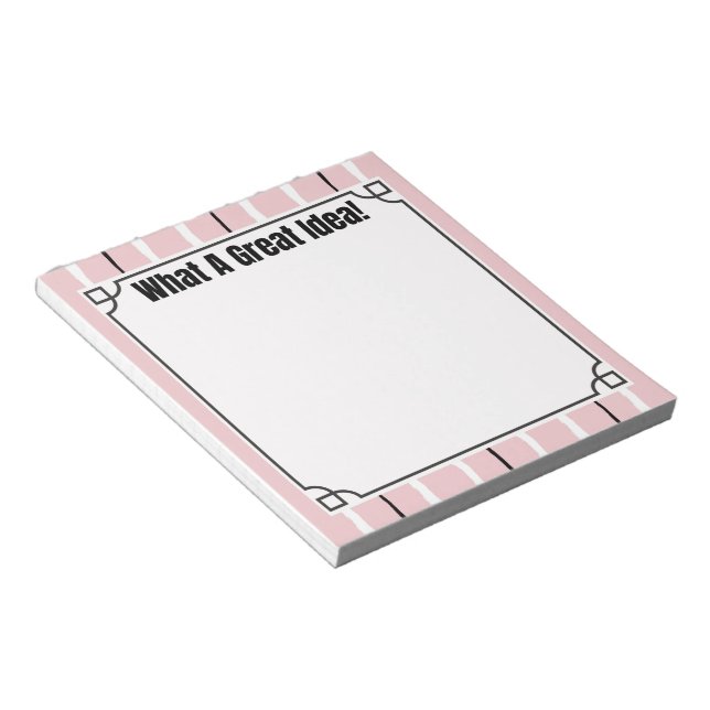 Bloc De Notas What A Great Idea! - Notes (Lado Derecho)