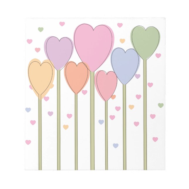 Bloc De Notas Whimsical Heart Lollipops (Frente)