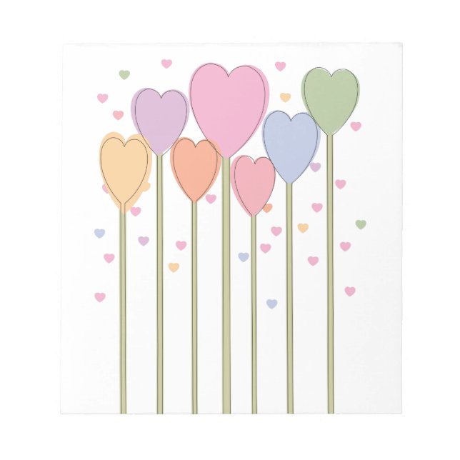 Bloc De Notas Whimsical Heart Lollipops (Frente)