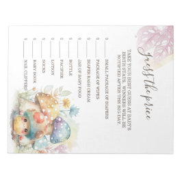 Bloc De Notas Whimsical Mushroom adivina el precio