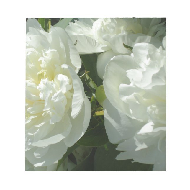 Bloc De Notas White Peonies (Frente)