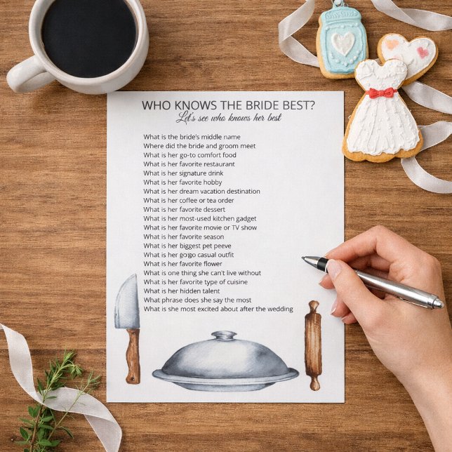 Bloc De Notas Who Knows the Bride Best (Subido por el creador)