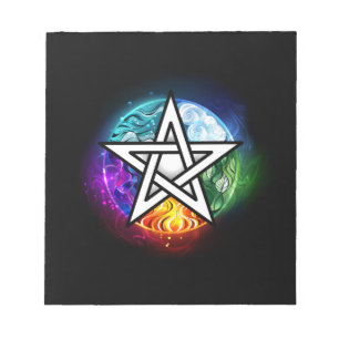 Bloc De Notas Wiccan pentagram