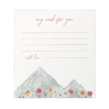 Wildflower Wish Notecards | Flor silvestre