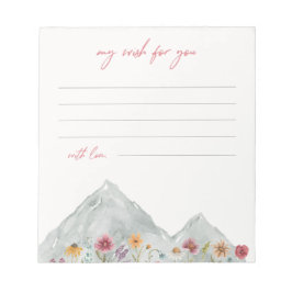 Bloc De Notas Wildflower Wish Notecards | Flor silvestre
