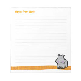 Bloc De Notas Wildlife Hippo Note Pad