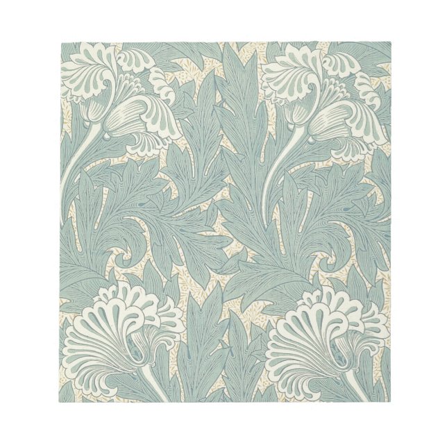 Bloc De Notas William Morris Classic Tulip Blue Floral (Frente)