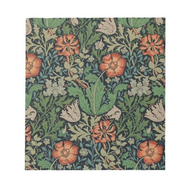 Bloc De Notas William Morris Compton Wallpaper Classic (Frente)