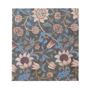 Bloc De Notas William Morris Evenlode Arte Textil Floral