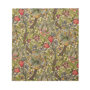 Bloc De Notas William Morris Golden Lily Antique