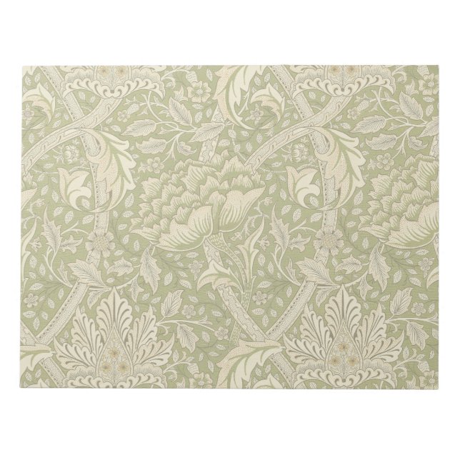 Bloc De Notas William Morris Windrush floral clásico (Frente)