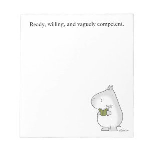 Bloc De Notas Willing listo vagamente competente por Sandra Boyn