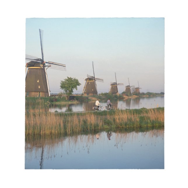 Bloc De Notas Windmills, Kinderdijk (Países Bajos) (Frente)
