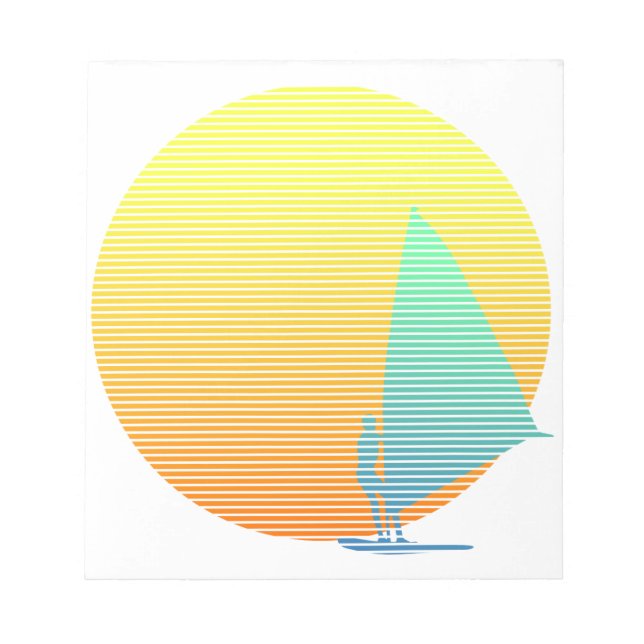 Bloc De Notas Windsurfer de verano (Frente)