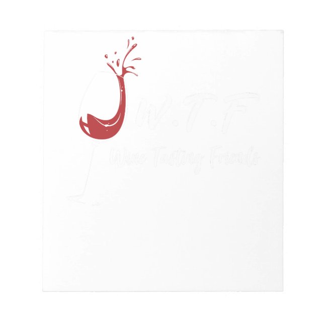 Bloc De Notas Wine Tasting Friends Wine Lover (Frente)