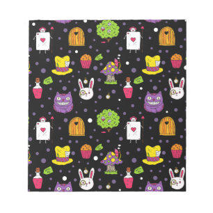 Bloc De Notas Wonderland negro