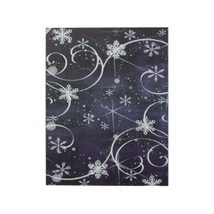 Bloc De Notas Wonderland Winter Scrapbooking Pad de papel