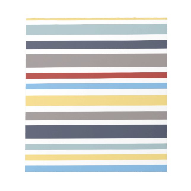 Bloc De Notas wonz stripes nautical By Shirt to Design (Frente)