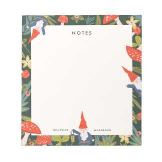 Bloc De Notas Woodland Gnomes