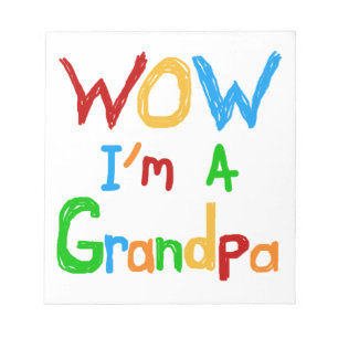 Bloc De Notas WOW, soy una camiseta y regalo del abuelo