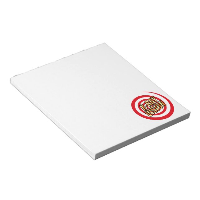 Bloc De Notas X-RAY VISION Fun Retro Comic Libro Pop Art (Lado Derecho)