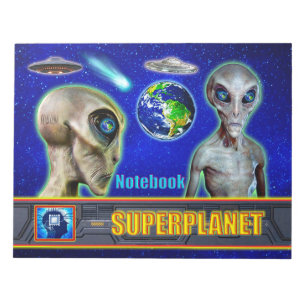 Bloc De Notas YA ESTÁN AQUÍ - colección de diseño de SUPERPLANET