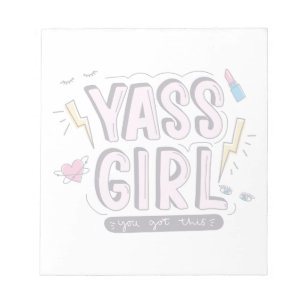 Bloc De Notas Yass Chica Tienes Esto