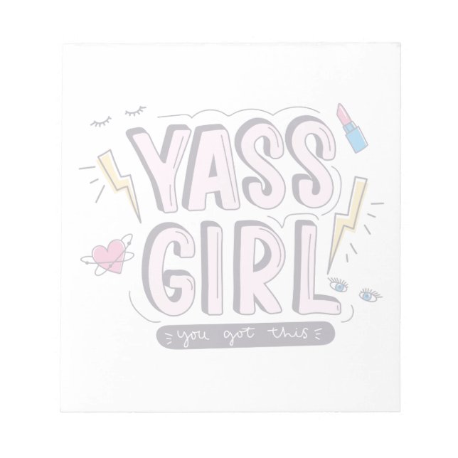 Bloc De Notas Yass Chica | Tienes Esto (Frente)
