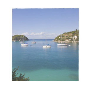 Bloc De Notas Yates anclados, Lakka, Paxos, Grecia