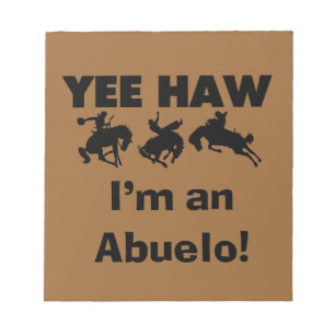 Bloc De Notas Yee Haw soy un Abuelo camisetas y regalos