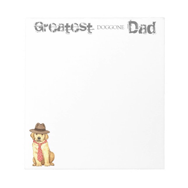 Bloc De Notas Yellow Lab Dad (Frente)