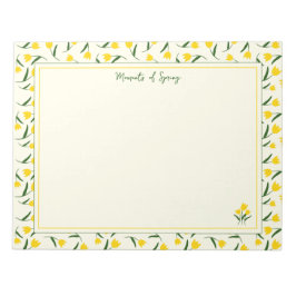 Bloc De Notas Yellow tulips