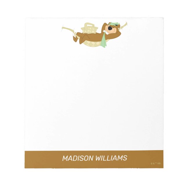 Bloc De Notas Yogi Bear Picnic Hammock Nap Time (Frente)