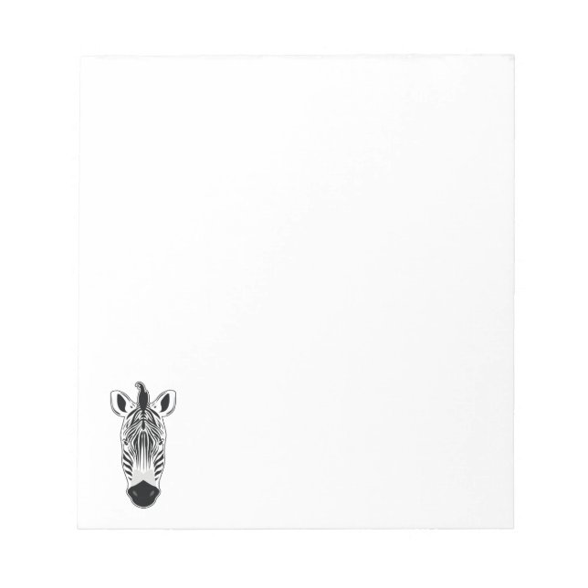 Bloc De Notas Zebra Face (Frente)