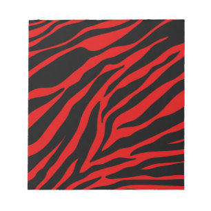 Bloc De Notas zebra roja