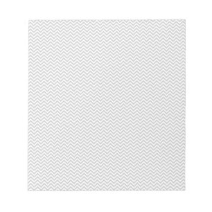 Bloc De Notas ZigZag gris simple