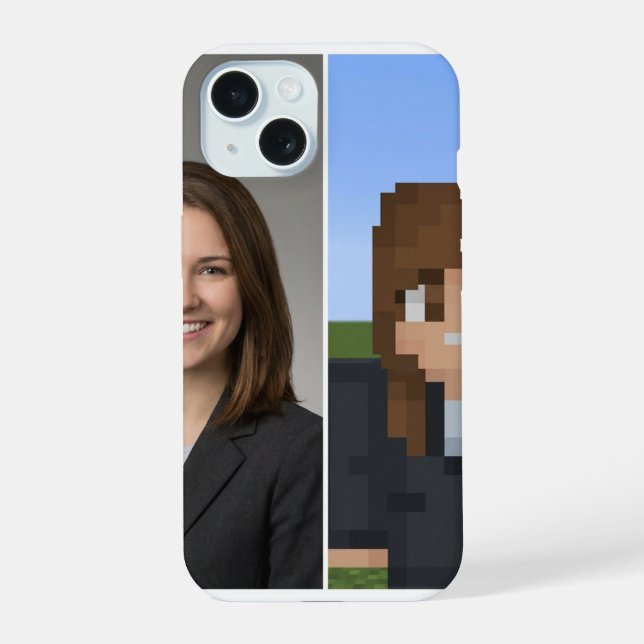 BlockPix Minecraft Character Phone Case (Reverso )