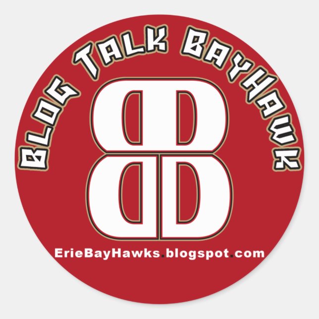 Blog Talk BayHawk Pegatinas rojos (Anverso)