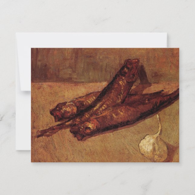 Bloggers y Garlic por Vincent van Gogh Invitation (Anverso)