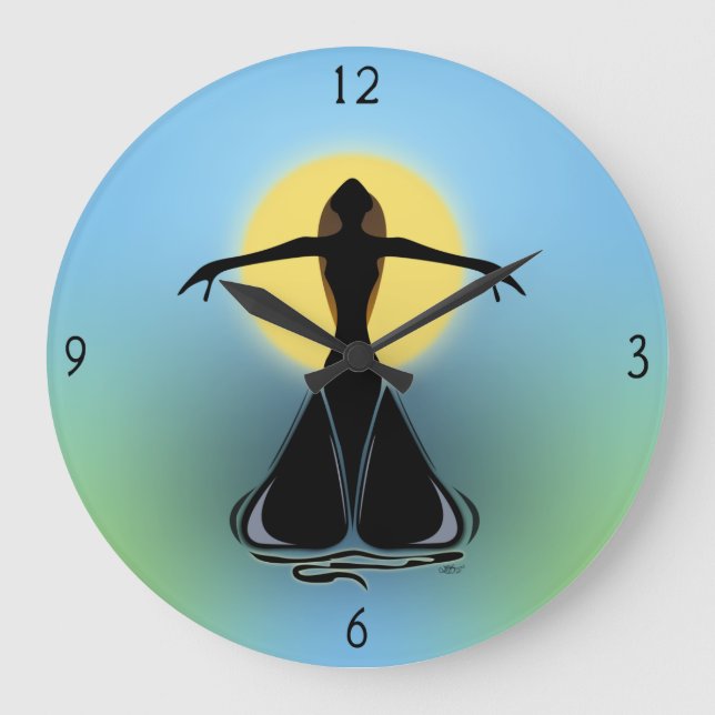 Blogueando el reloj grande femenino (Anverso)