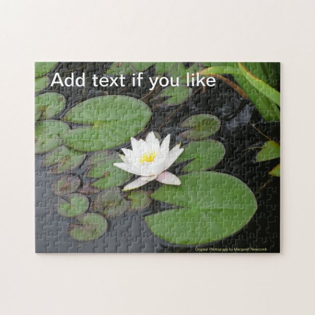 Blogueando el rompecabezas de Lily Jigsaw White Wa (Horizontal)