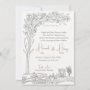 Blogueando en Jerusalén invitaciones a la boda jud