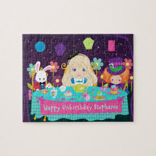 Blonde Alice Tea Fiesta Jigsaw Puzzle