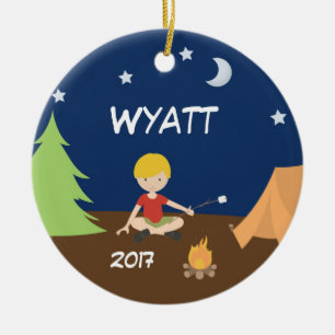 Blonde del ornamento de la tienda del cielo