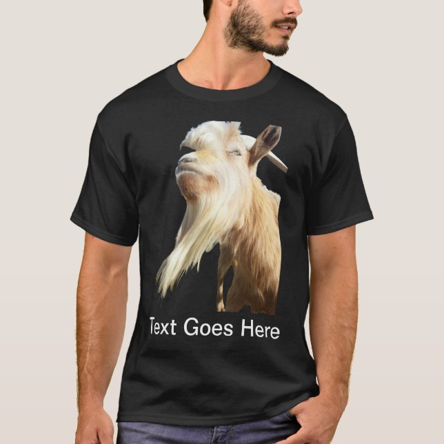 Blonde Goat - Camiseta negra (Anverso)